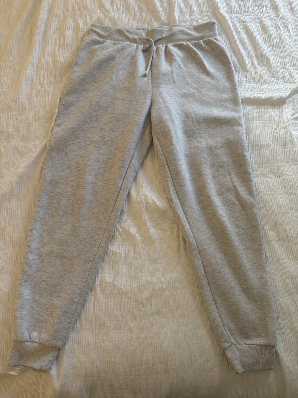 Primark Gray Melange Women's Sweaatpants Waistband Athleisure Comfy Joggers Cozy